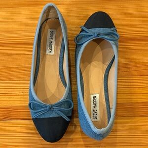 Steve Madden Ellison Denim Ballet Flats